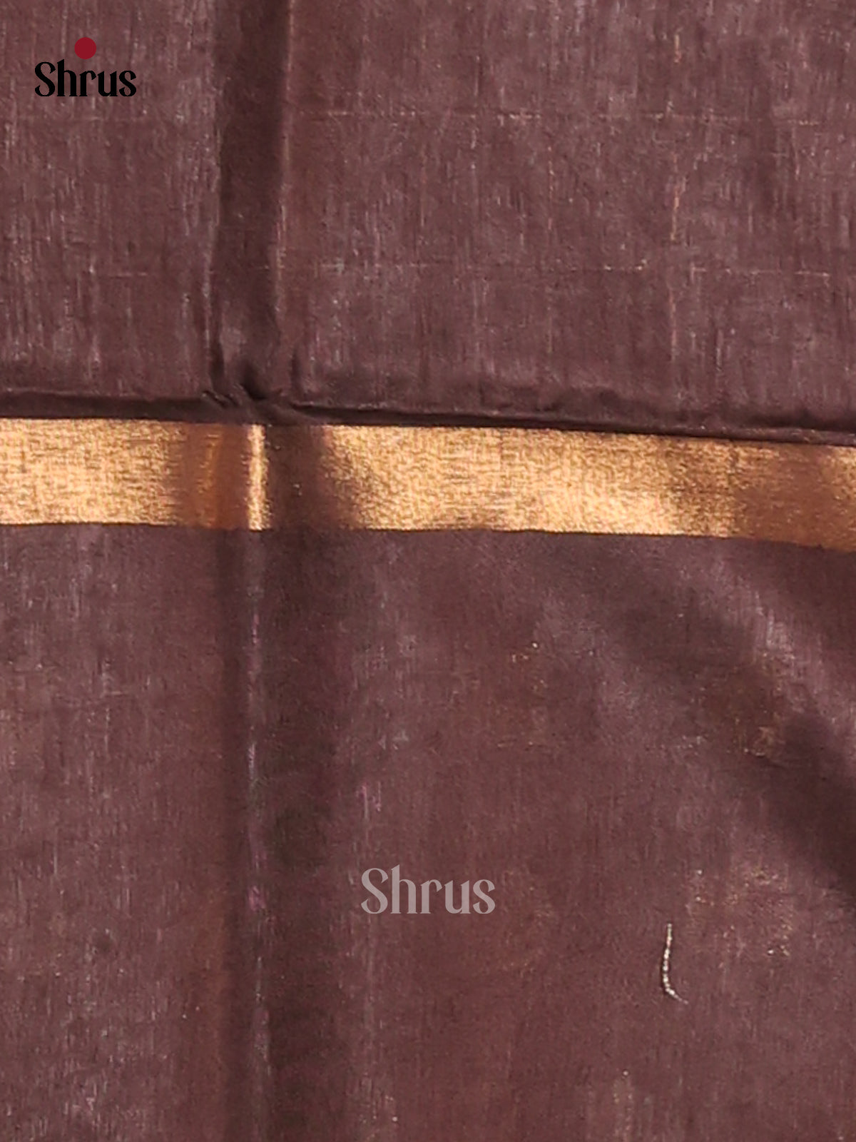 Beige & Brown- Semi Tussar Saree - Shop on Shrus.com