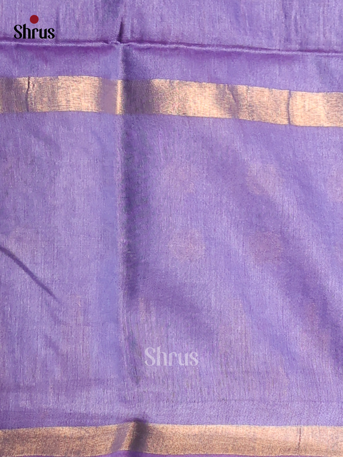 Green & Purple - Semi Tussar Saree - Shop on Shrus.com
