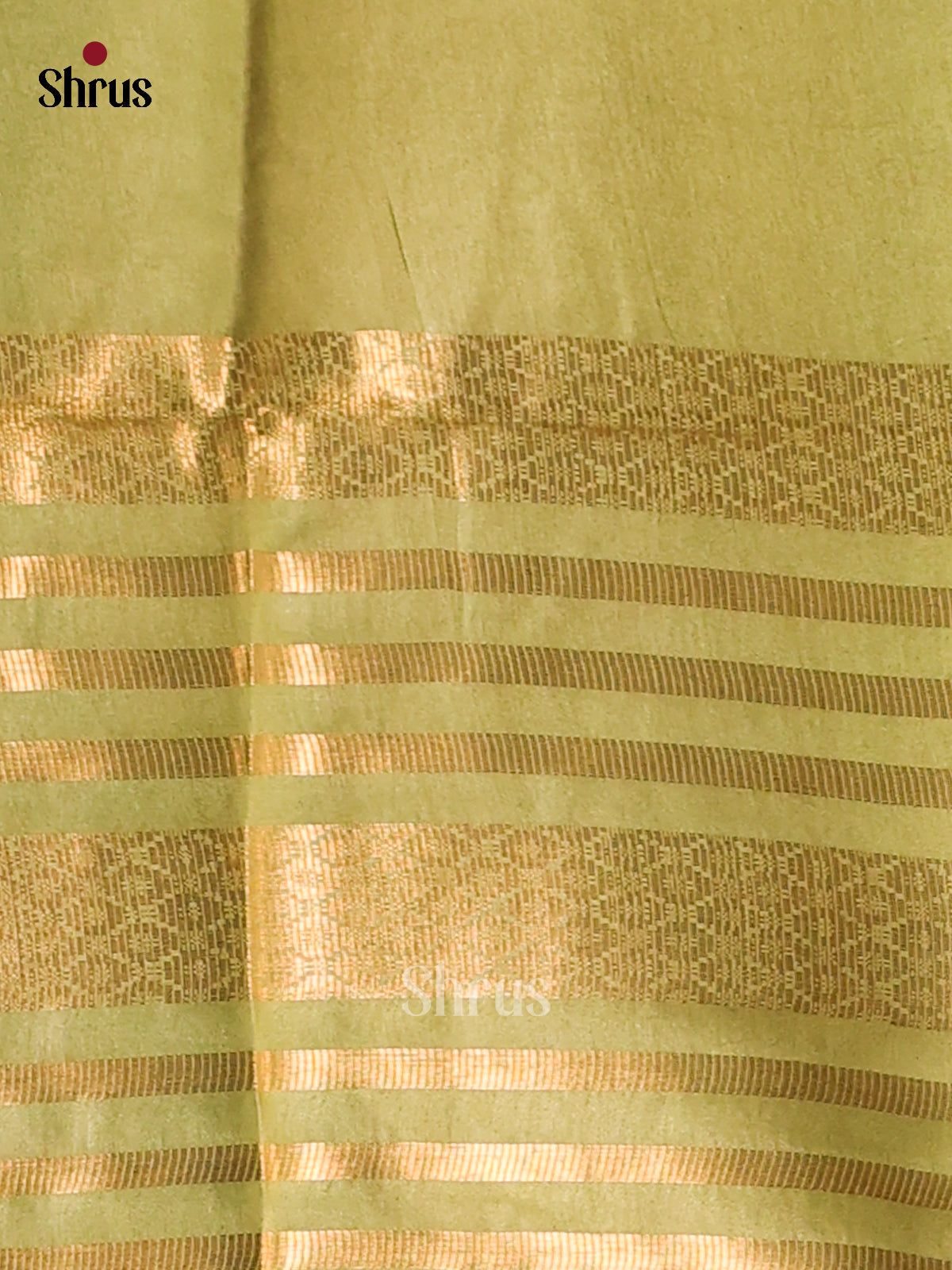 Red & Green- Semi Tussar Saree - Shop on Shrus.com