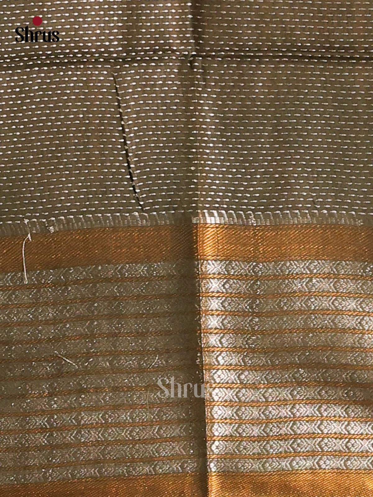 Green - Semi Tussar Saree - Shop on Shrus.com