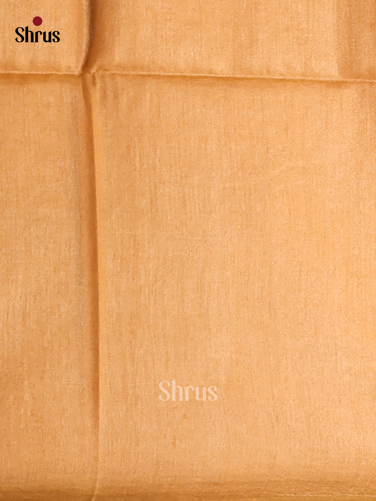 Mustard- Semi Tussar Saree - Shop on Shrus.com