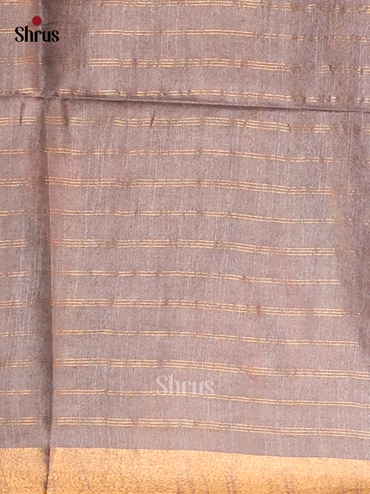 Peach & Grey- Semi Tussar Saree - Shop on Shrus.com