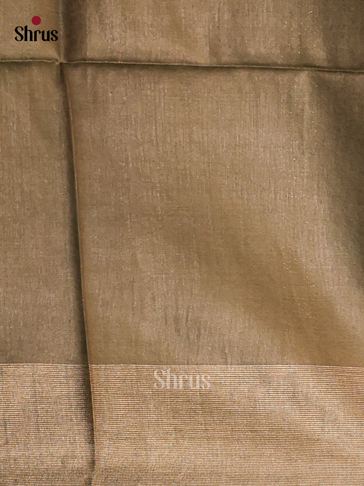 Chutney Green - Semi Tussar Saree - Shop on Shrus.com