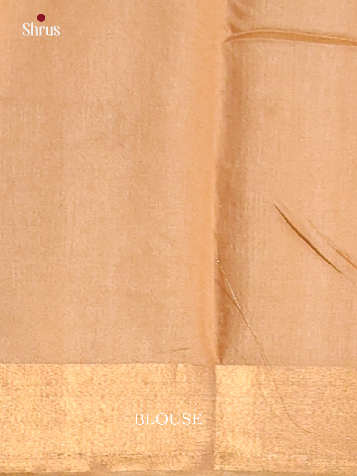 Purple with Beige - Semi Tussar Saree - Shop on Shrus.com