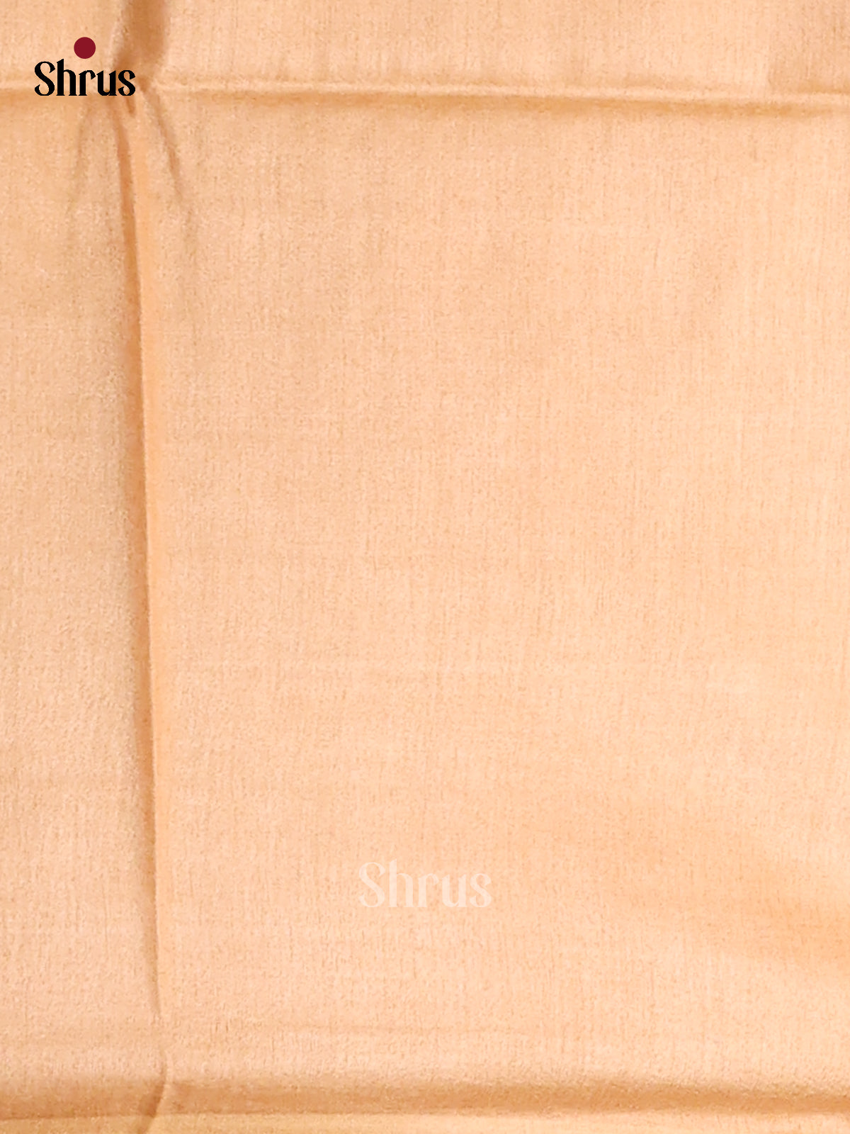Peach- Semi Tussar Saree - Shop on Shrus.com