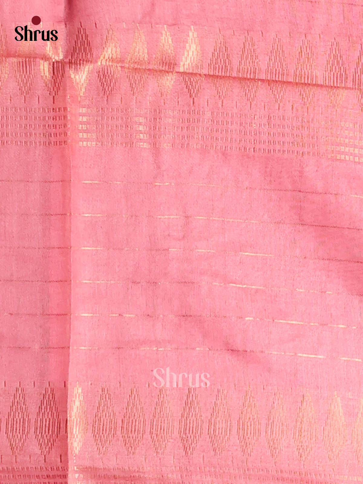 Grey & Pink - Semi Tussar Saree - Shop on Shrus.com