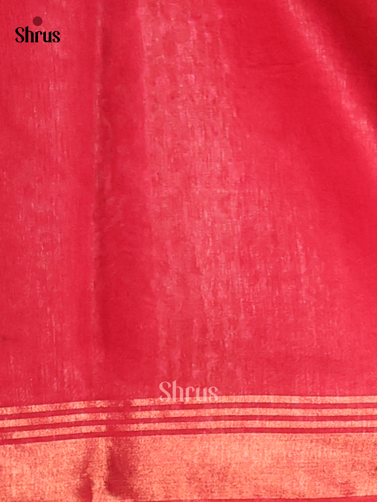Lavender & Red - Semi Tussar Saree - Shop on Shrus.com