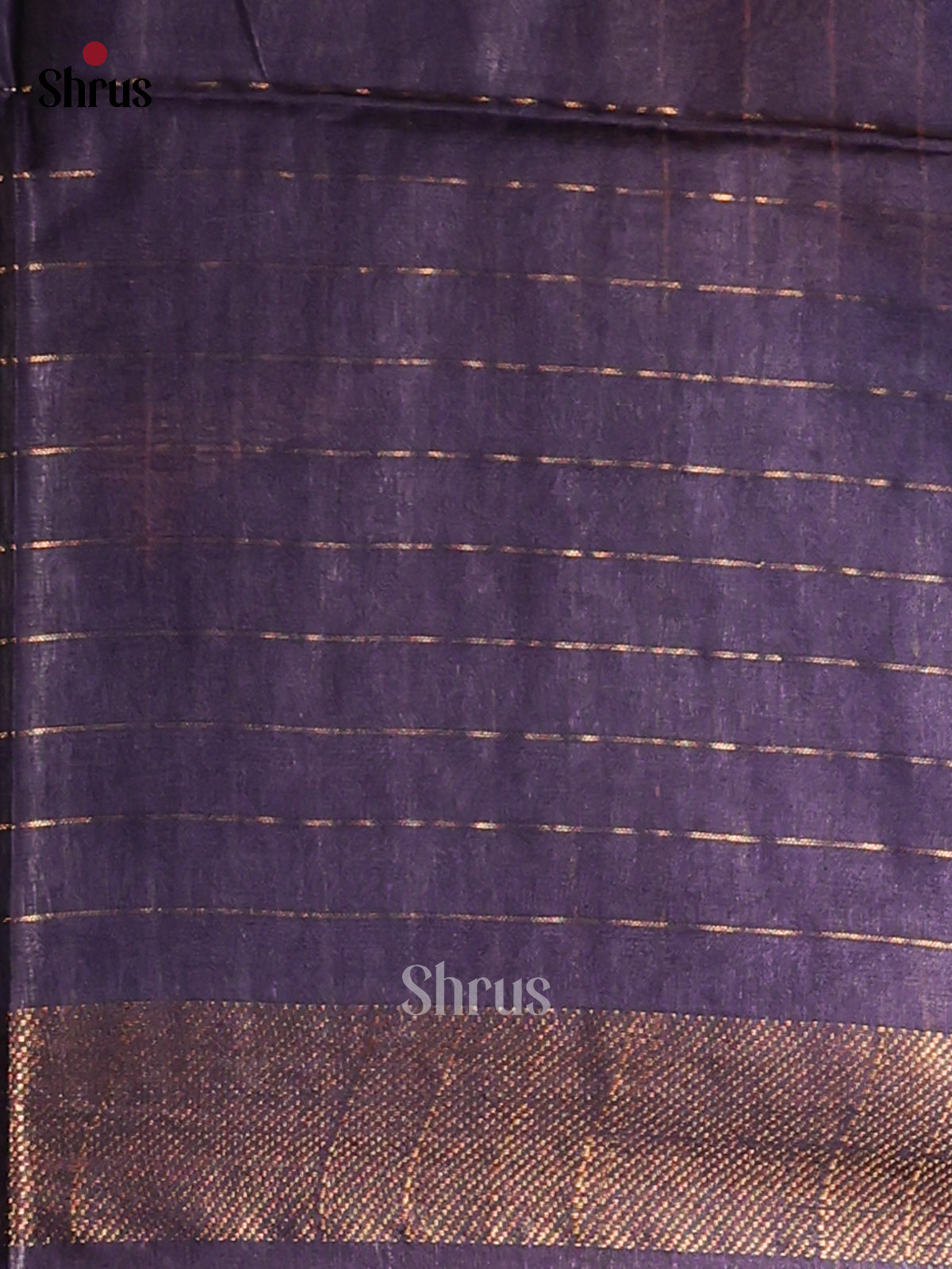 Blue - Semi Tussar Saree - Shop on Shrus.com
