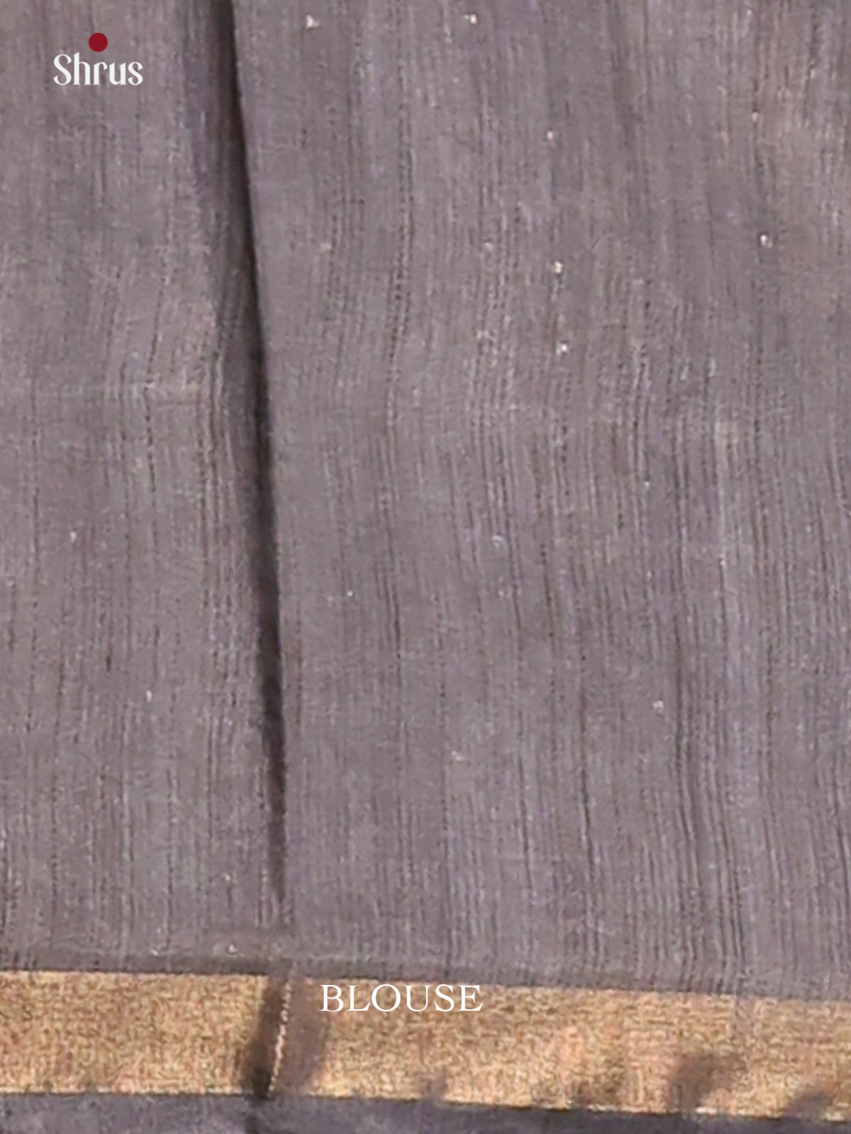 Blue & Grey - Semi Tussar Saree - Shop on Shrus.com