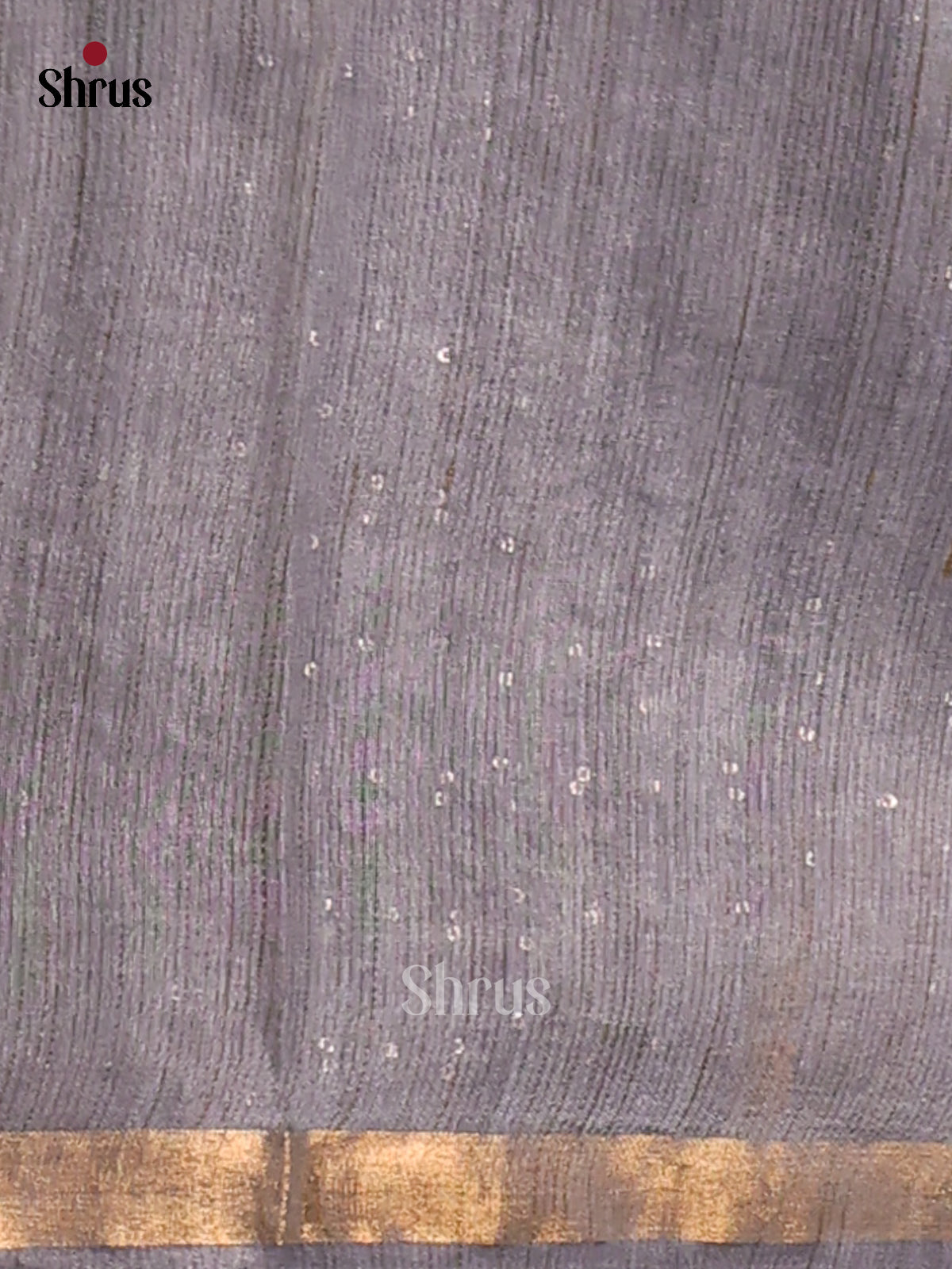 Sky Blue & Grey - Semi Tussar Saree - Shop on Shrus.com