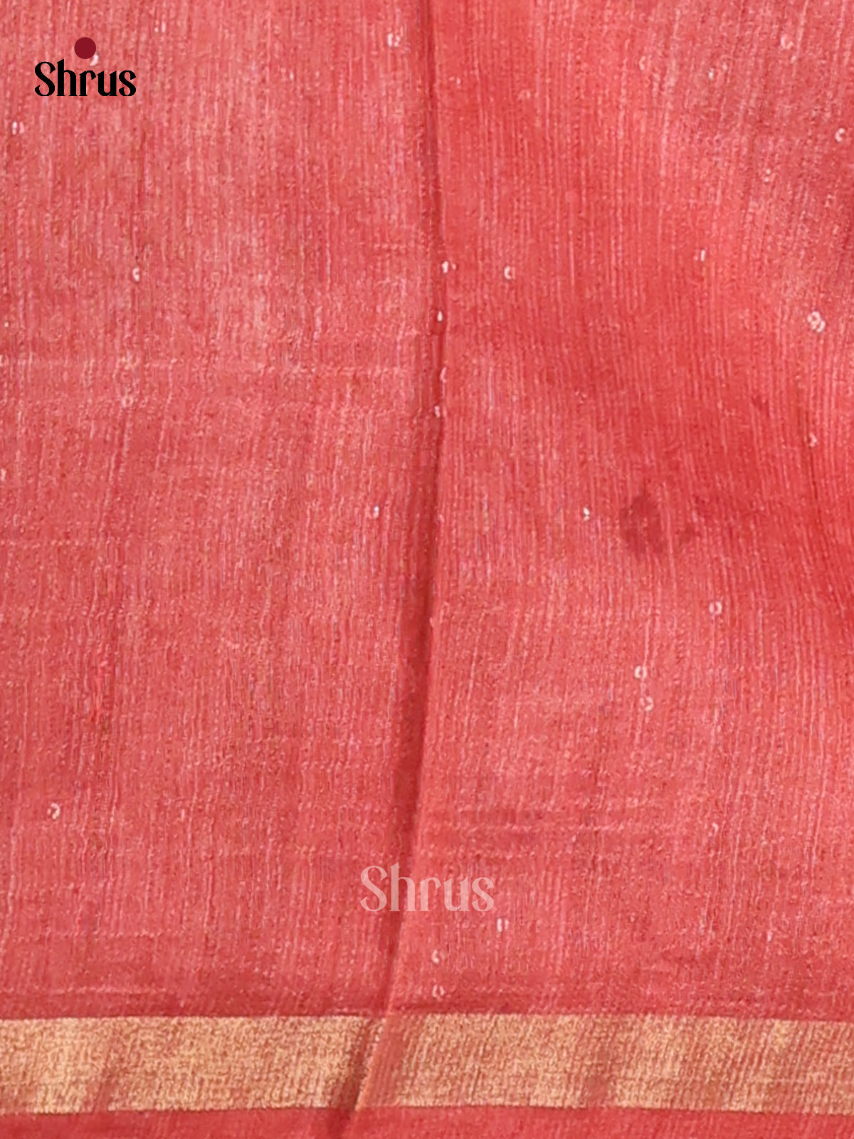 Grey & Red- Semi Tussar Saree - Shop on Shrus.com