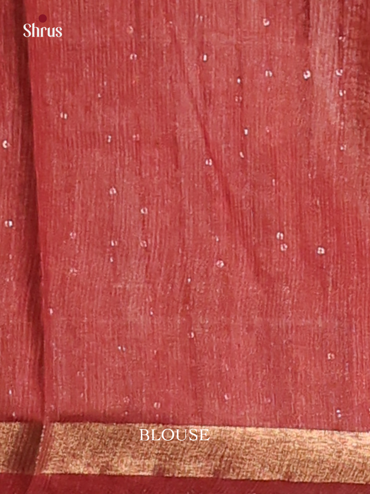 Green & Red - Semi Tussar Saree - Shop on Shrus.com
