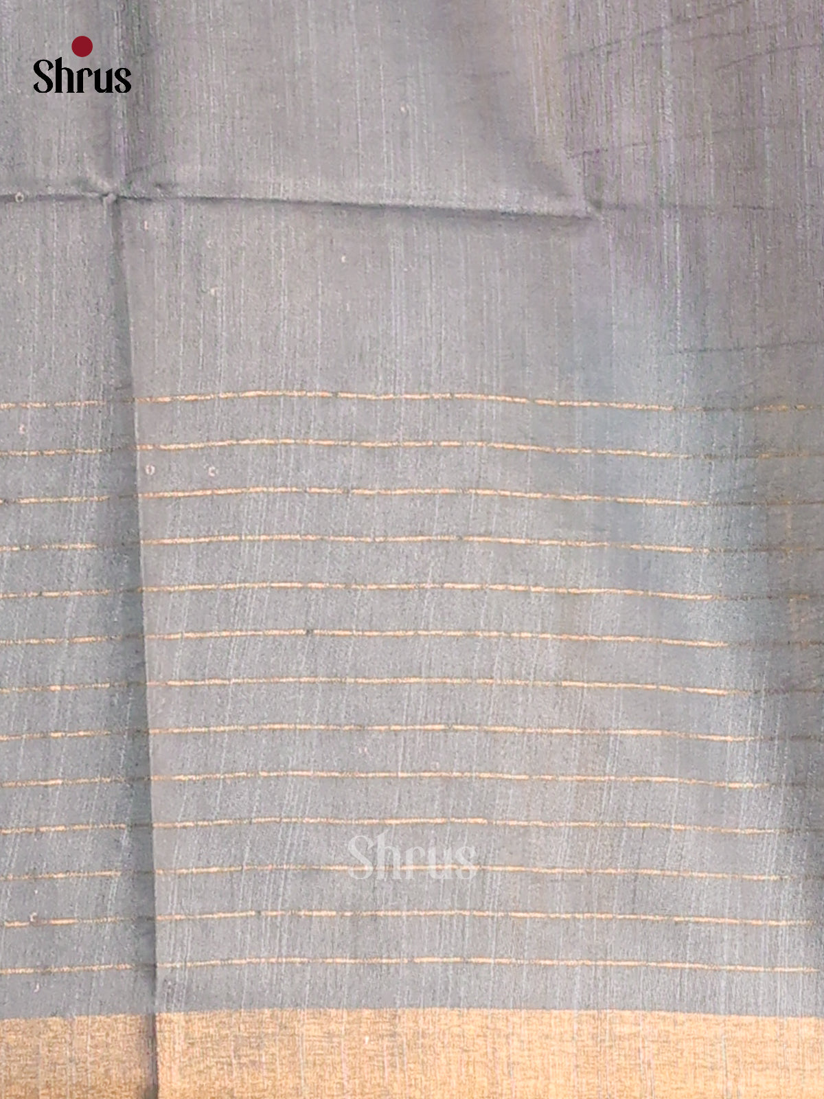 Pink & Grey- Semi Tussar Saree - Shop on Shrus.com