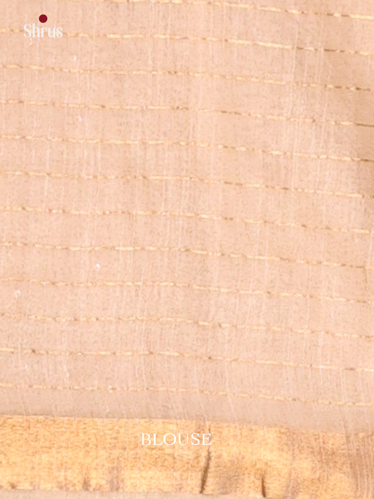 Maroon & Cream - Semi Tussar Saree - Shop on Shrus.com