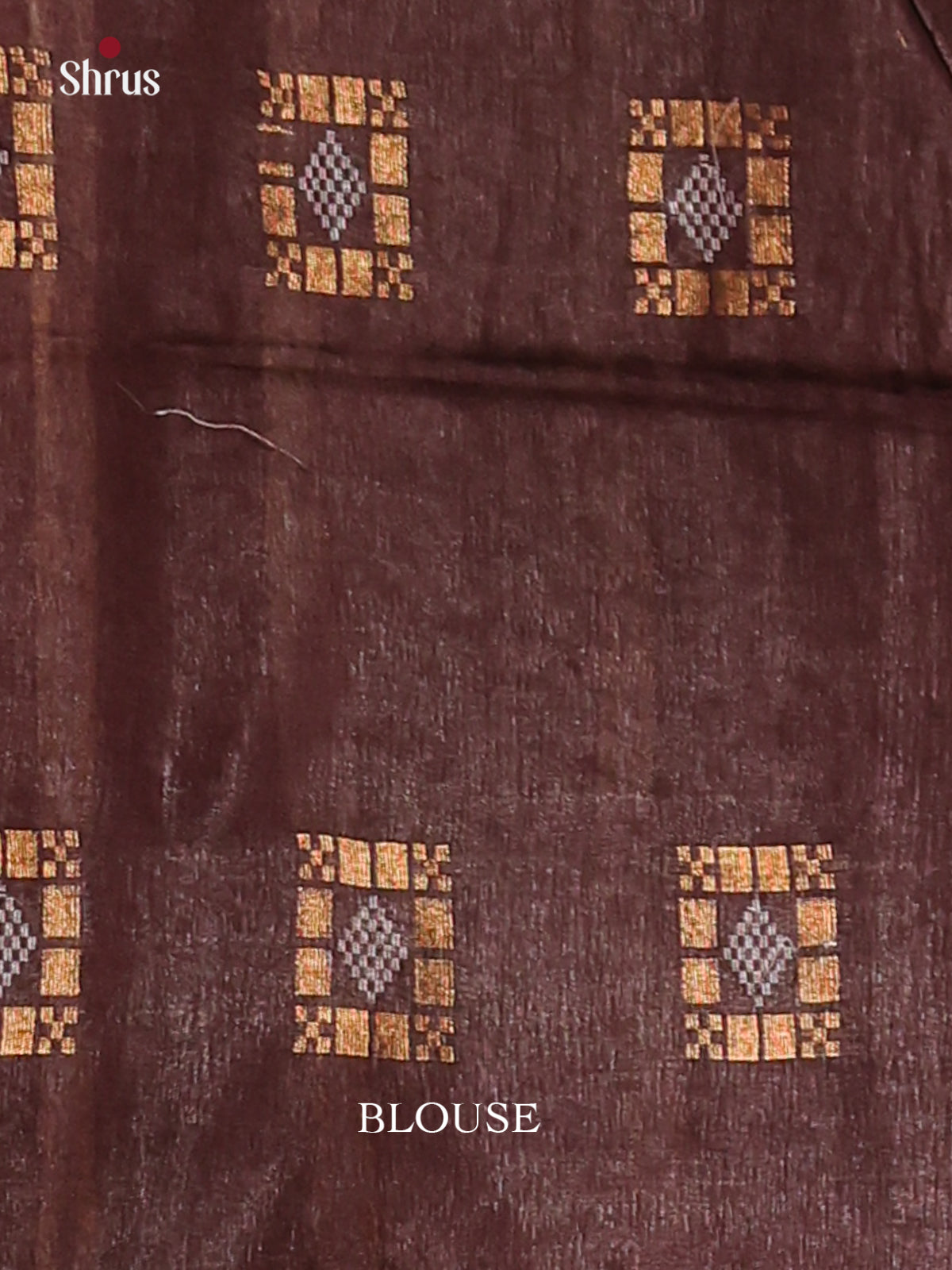 Beige & Brown - Semi Tussar Saree - Shop on Shrus.com