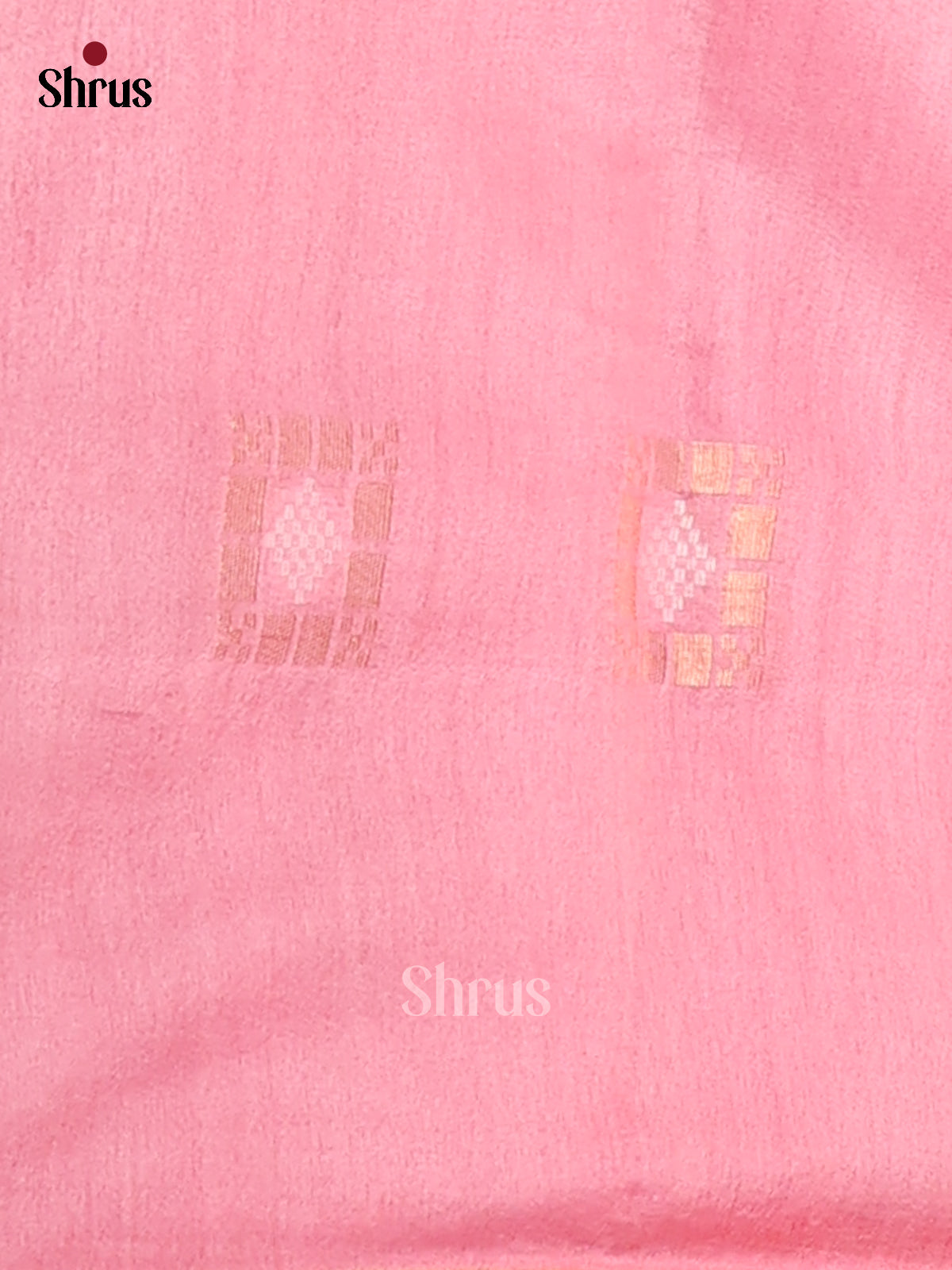 Grey & Pink - Semi Tussar Saree - Shop on Shrus.com