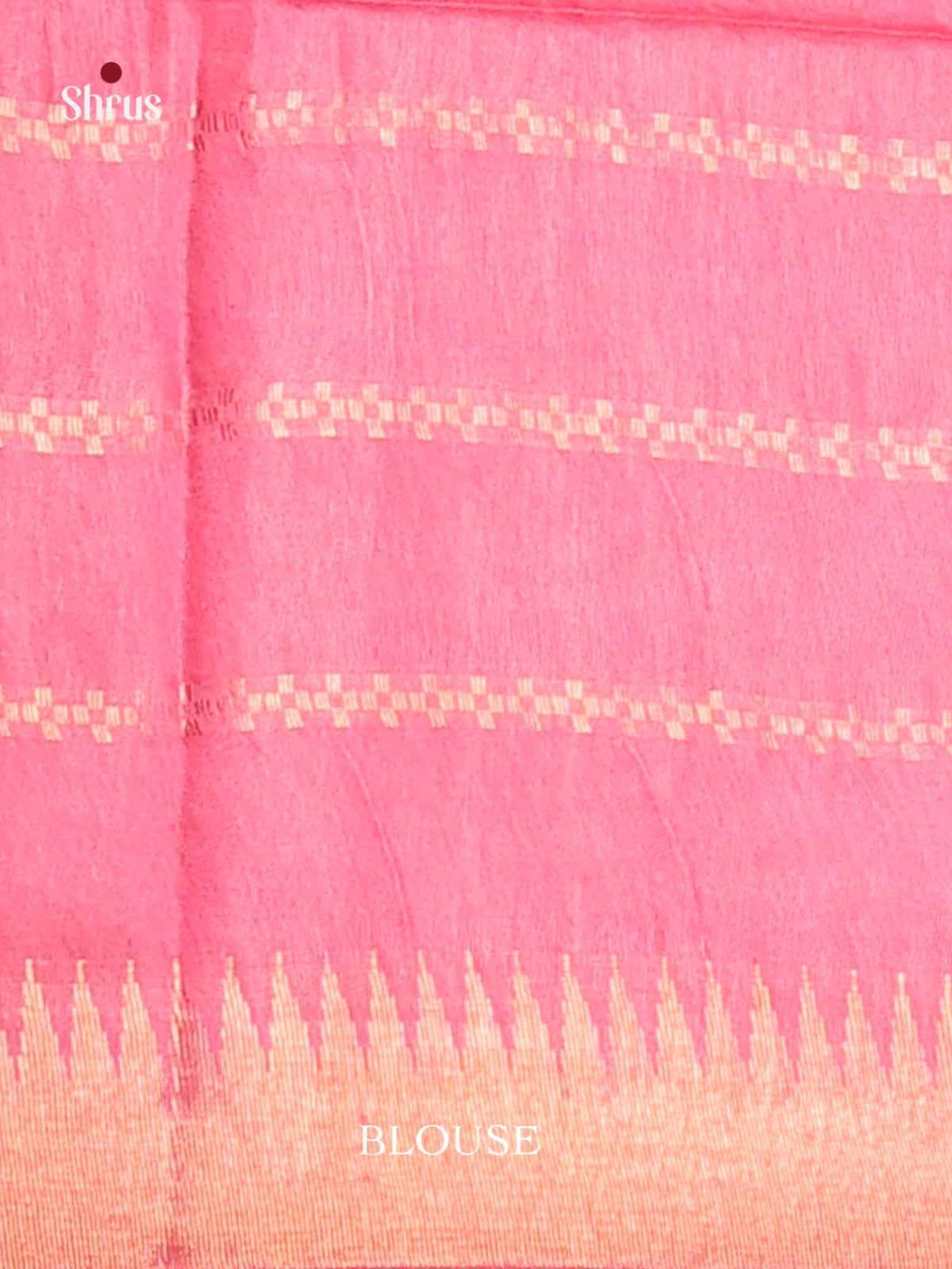 Grey & Pink- Semi Tussar saree - Shop on Shrus.com