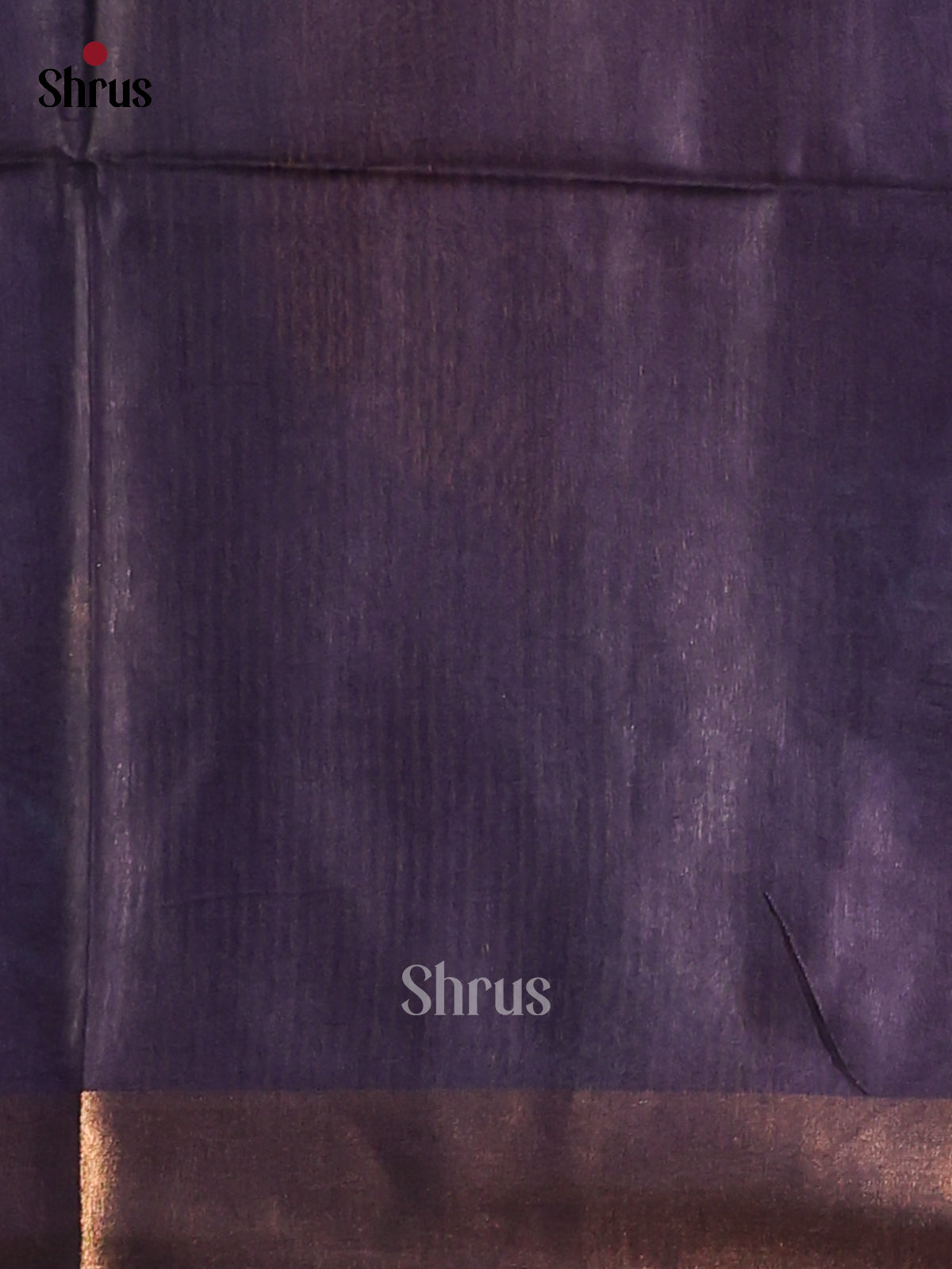 Brown & blue- Semi Tussar Saree - Shop on Shrus.com