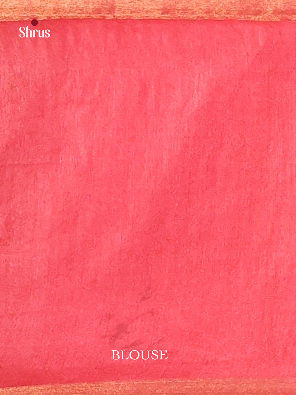 Blue & Red - Semi Tussar Saree - Shop on Shrus.com