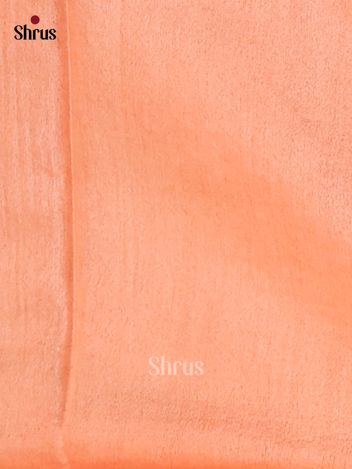 Peach - Semi Tussar Saree - Shop on Shrus.com