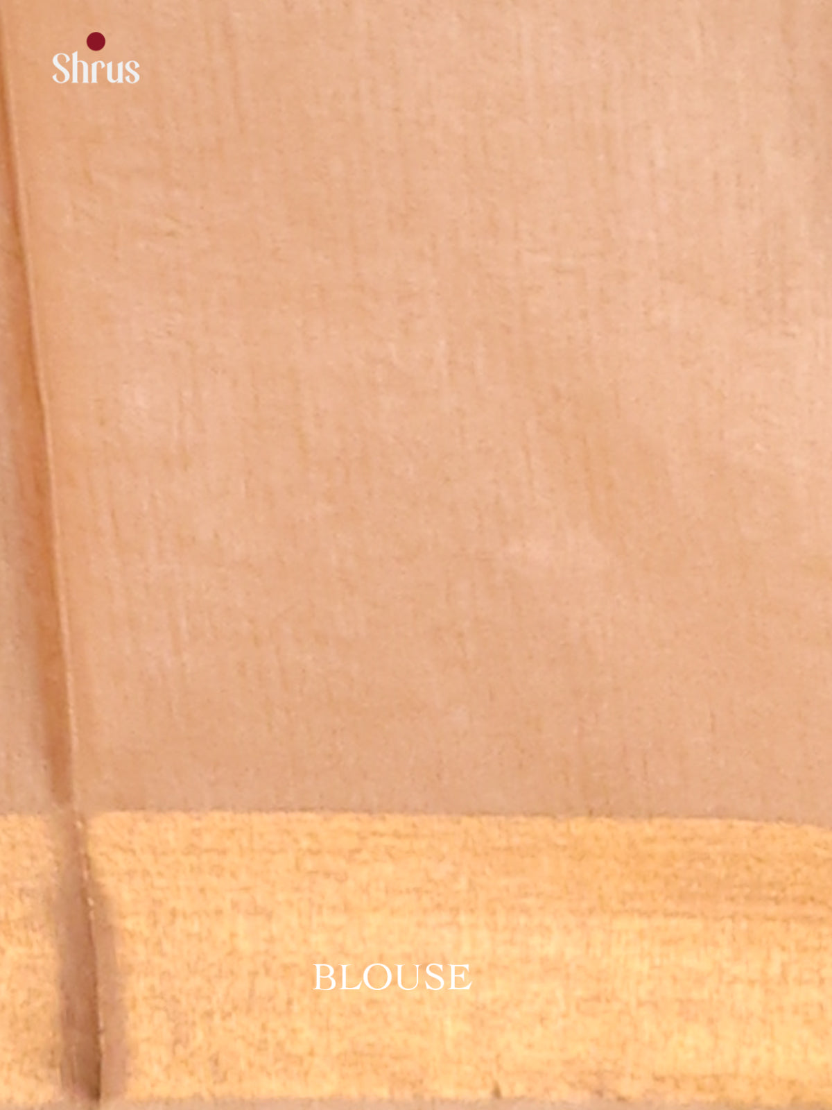 Brown & Cream - Semi Tussar Saree - Shop on Shrus.com