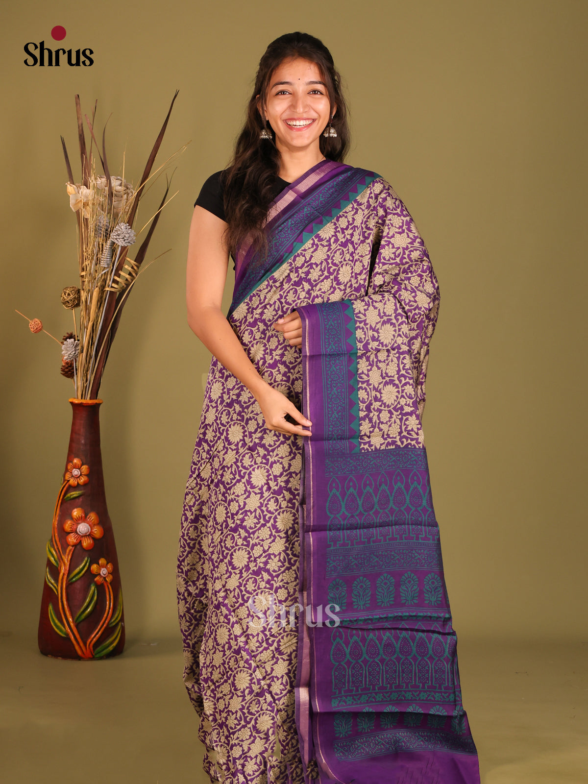 DES29469 - Art Modal Saree - Shop on Shrus.com