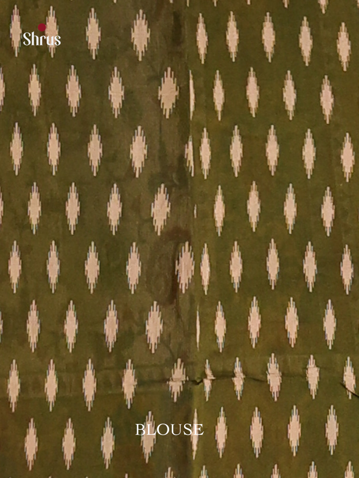 Cream & Green- Art Modal Saree - Shop on Shrus.com