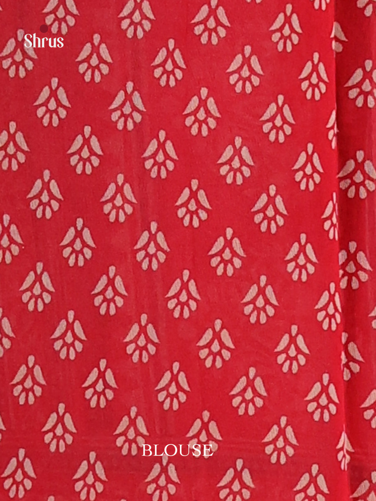 Blue & Red - Art Modal Saree - Shop on Shrus.com