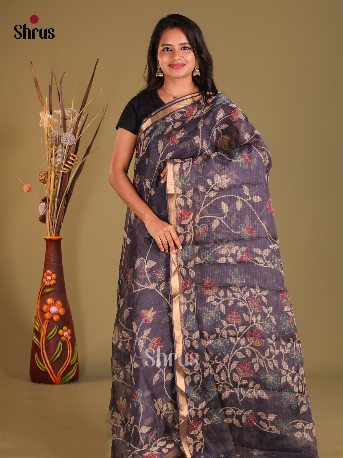 DES29494 - Kota Cotton Saree - Shop on Shrus.com