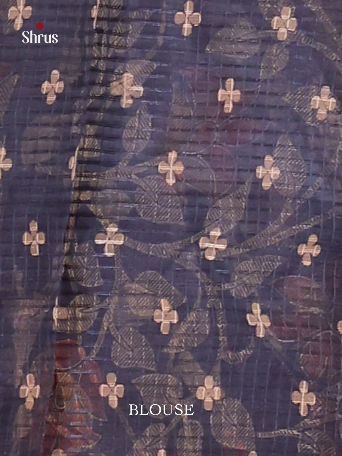 Blue - Kota Cotton Saree - Shop on Shrus.com