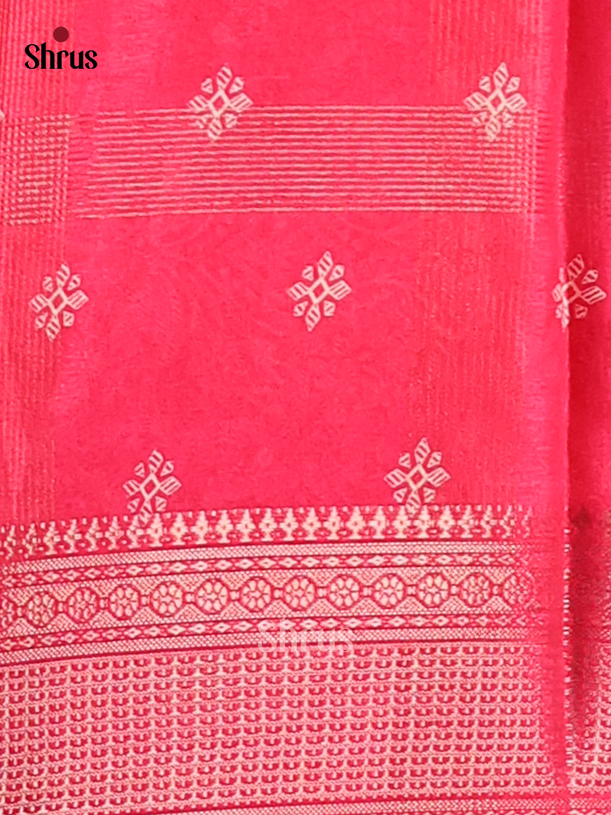 Pink - Semi Crepe Saree - Shop on Shrus.com