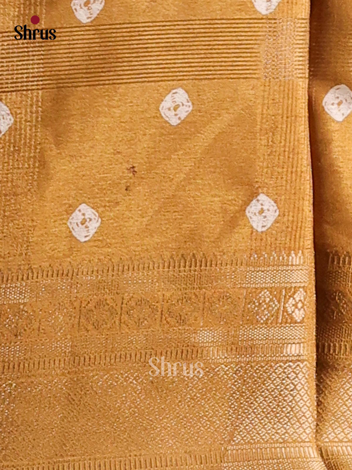 Sandal - Semi Crepe Saree - Shop on Shrus.com