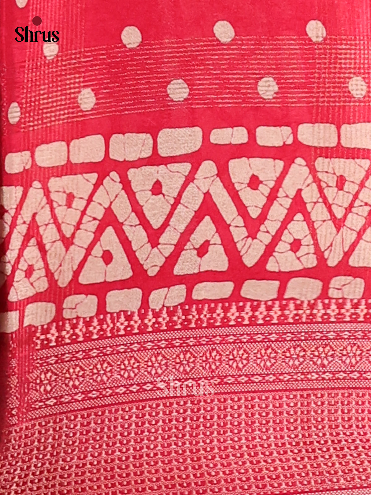Pink - Semi Crepe Saree - Shop on Shrus.com