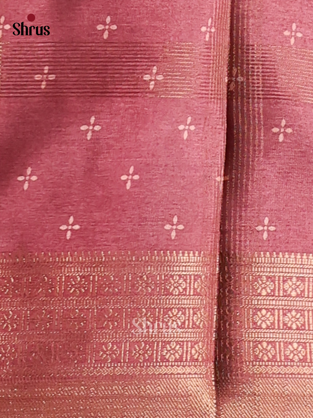 Onion Peel- Semi Crepe Saree - Shop on Shrus.com