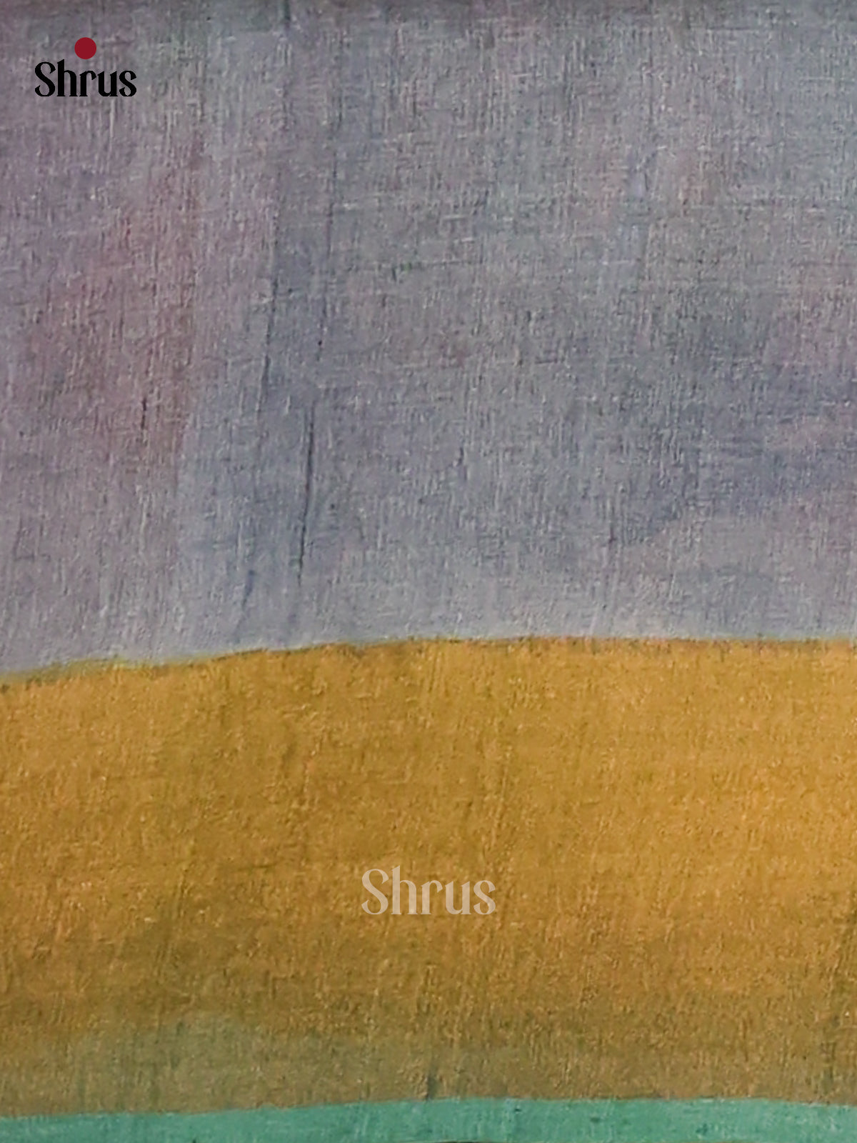 Brick & Grey- Tussar Saree-1