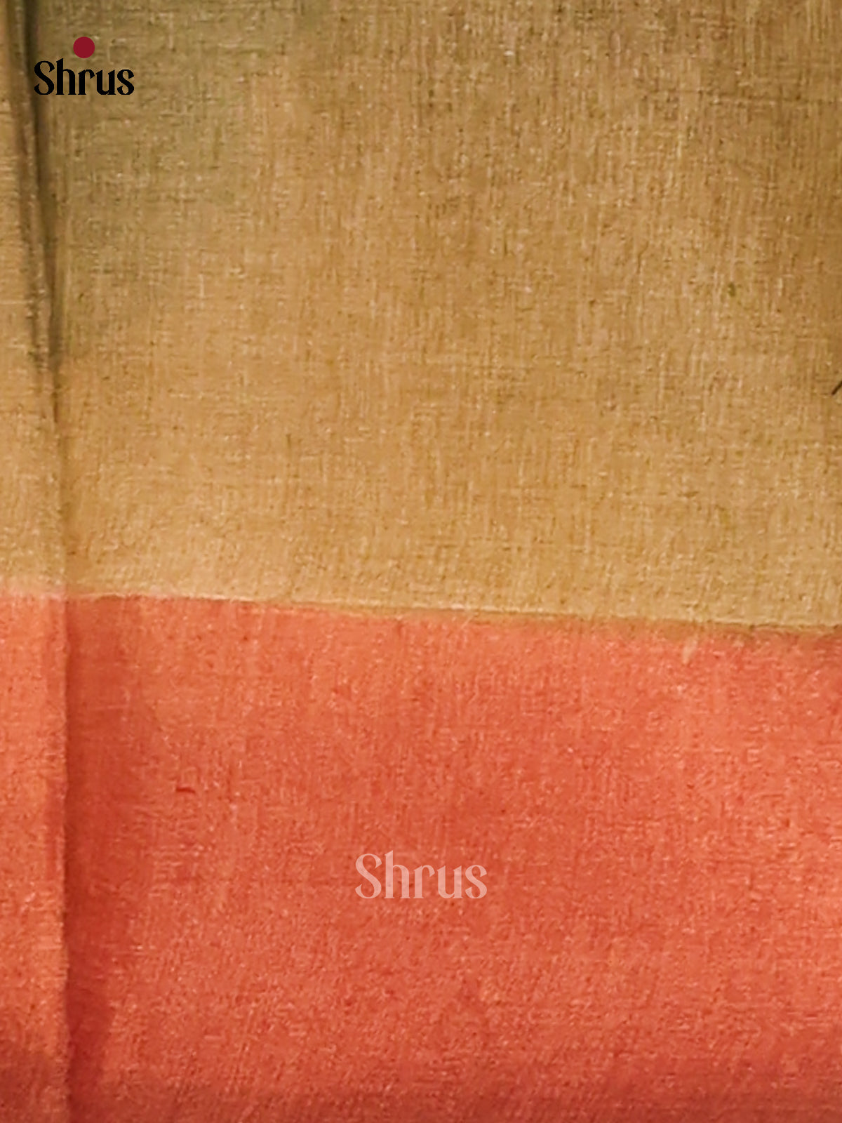 Green & Cream- Tussar Saree - Shop on Shrus.com