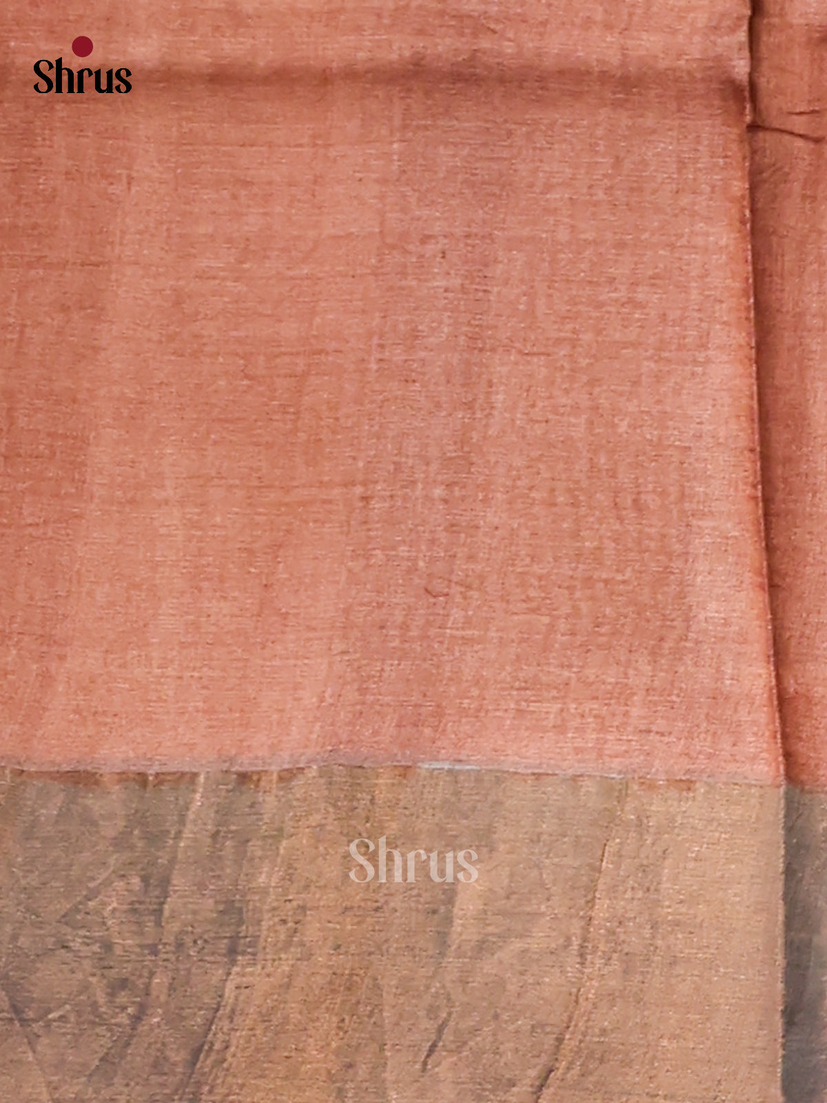 Brown & Grey - Tussar Saree - Shop on Shrus.com