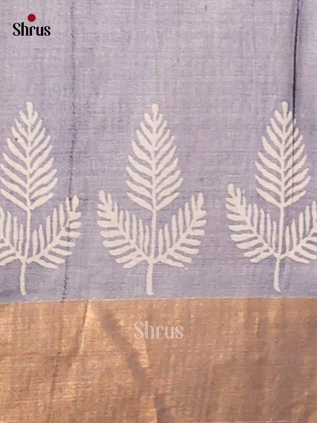 Mustard & Grey - Tussar Saree - Shop on Shrus.com