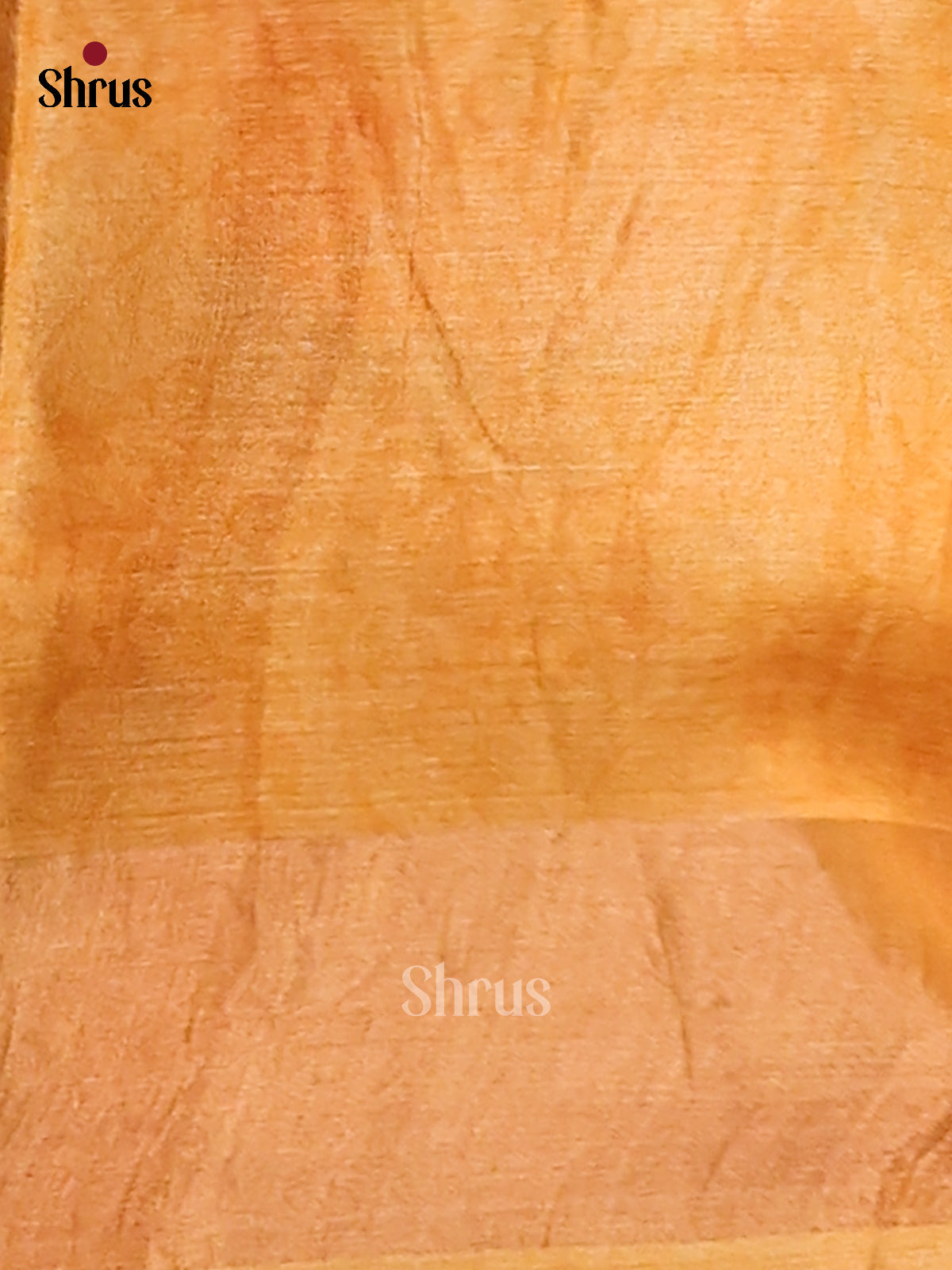 Blue & Mustard - Tussar Saree - Shop on Shrus.com