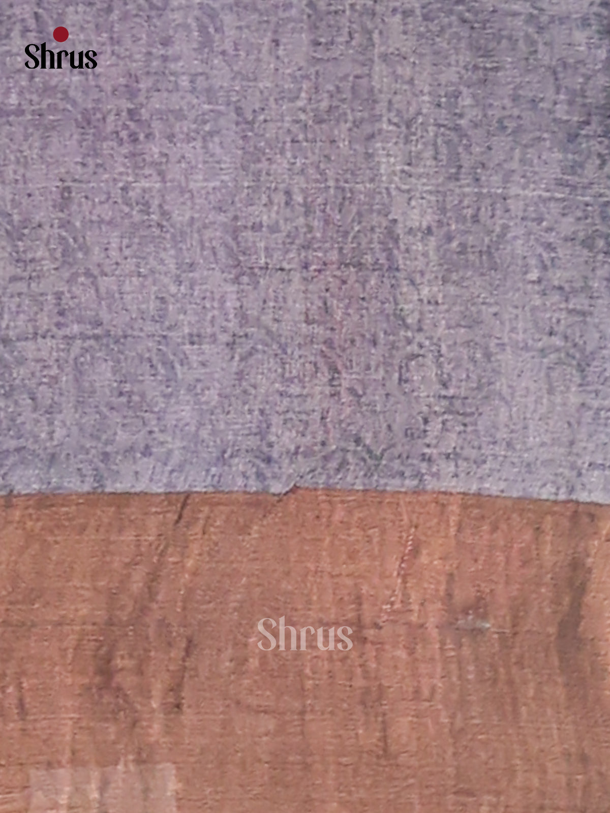 Brown & Grey- Tussar Saree - Shop on Shrus.com