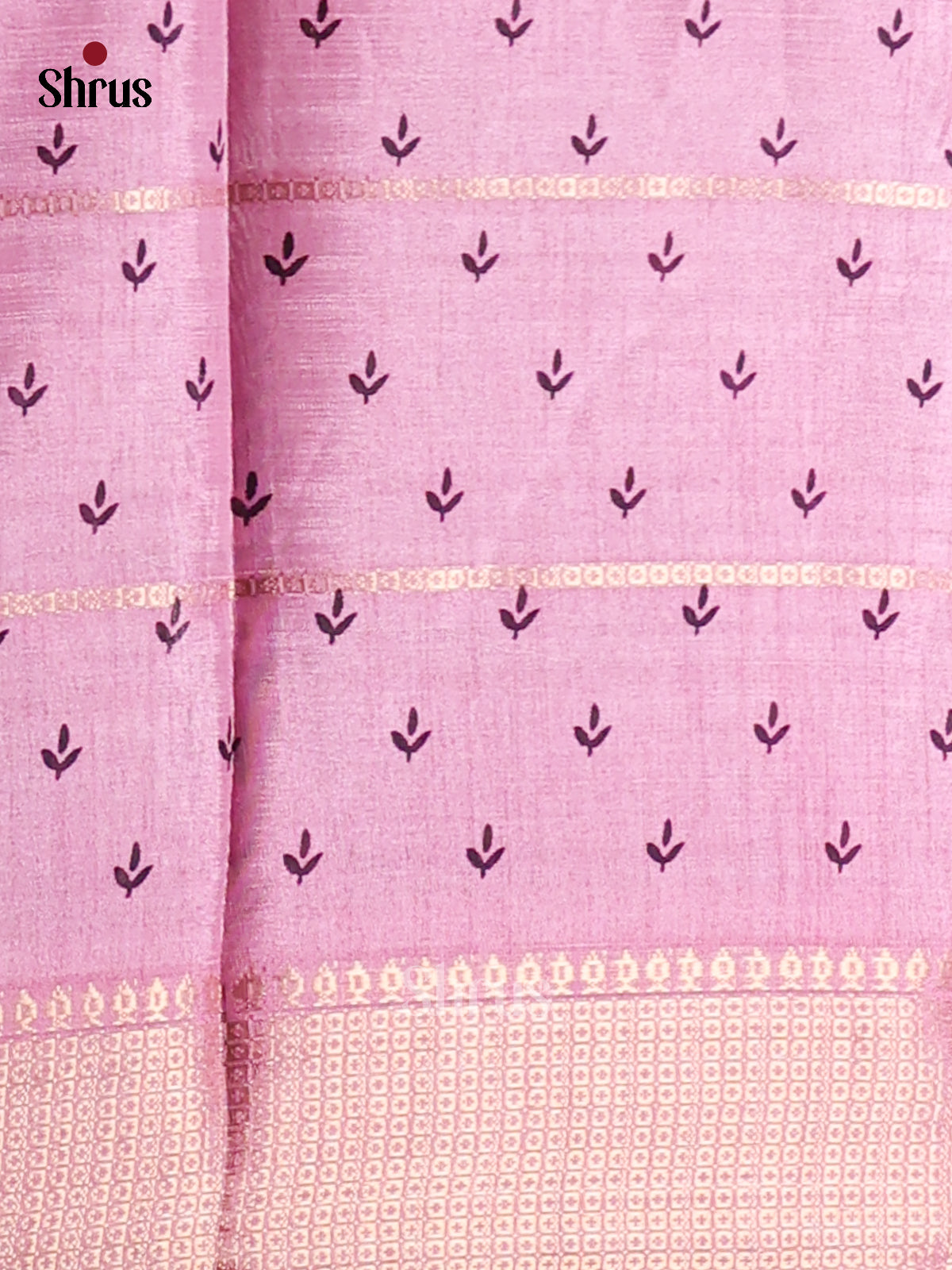 Pink - Semi Crepe Saree - Shop on Shrus.com