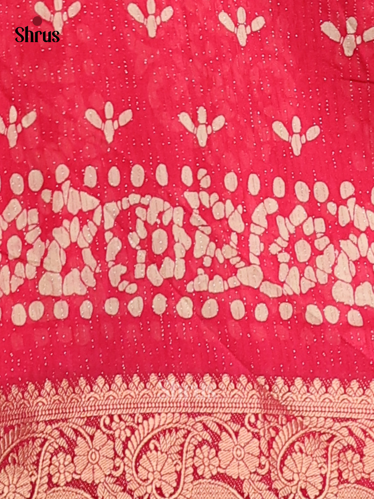 Pink - Semi Crepe Saree - Shop on Shrus.com