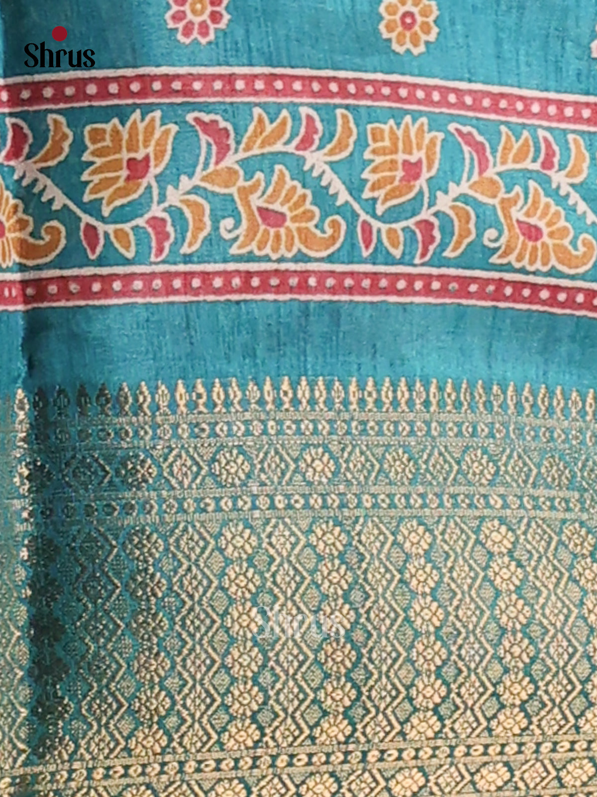 DES30300 - Semi Crepe Saree - Shop on Shrus.com