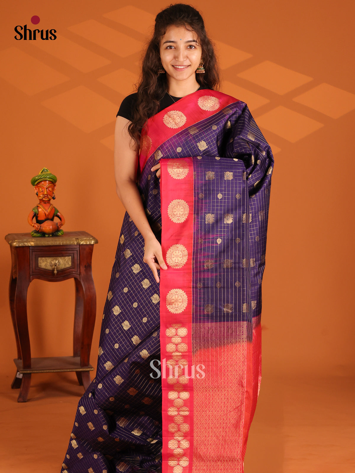DES31166 - Soft Silk Saree - Shop on Shrus.com