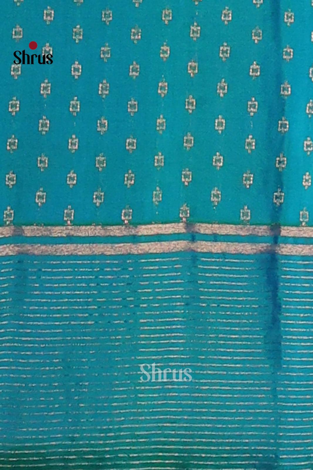 Vibrant Orangish Pink Soft Silk Saree with gold zari buttas , contrast brocade pallu - Shop on Shrus.com