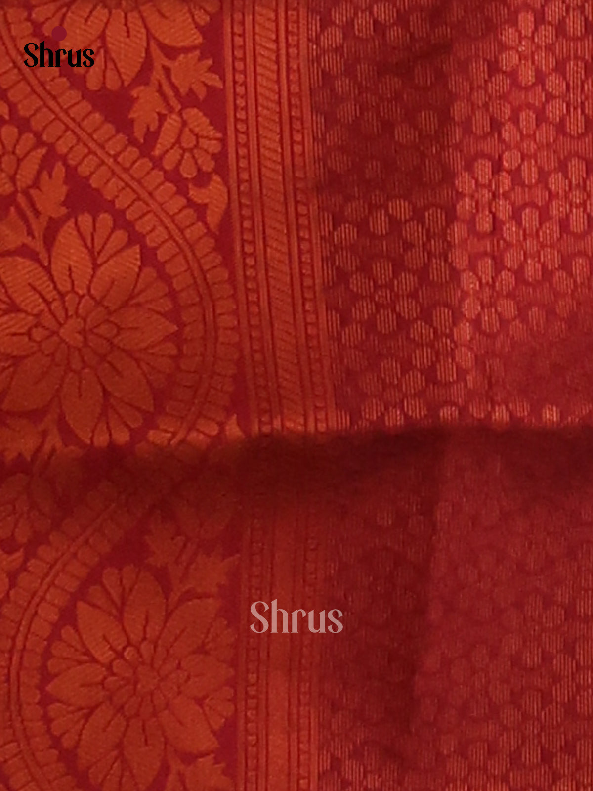 Blue & Maroon - Semi Softsilk Saree - Shop on Shrus.com