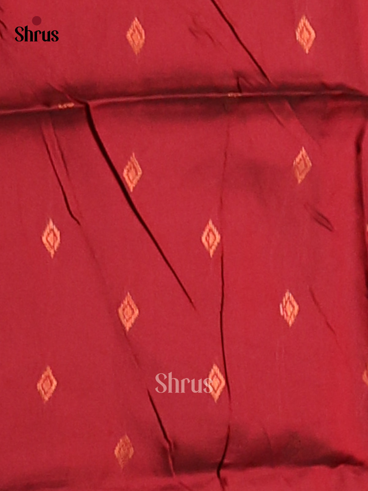 Blue & Maroon - Semi Softsilk Saree - Shop on Shrus.com