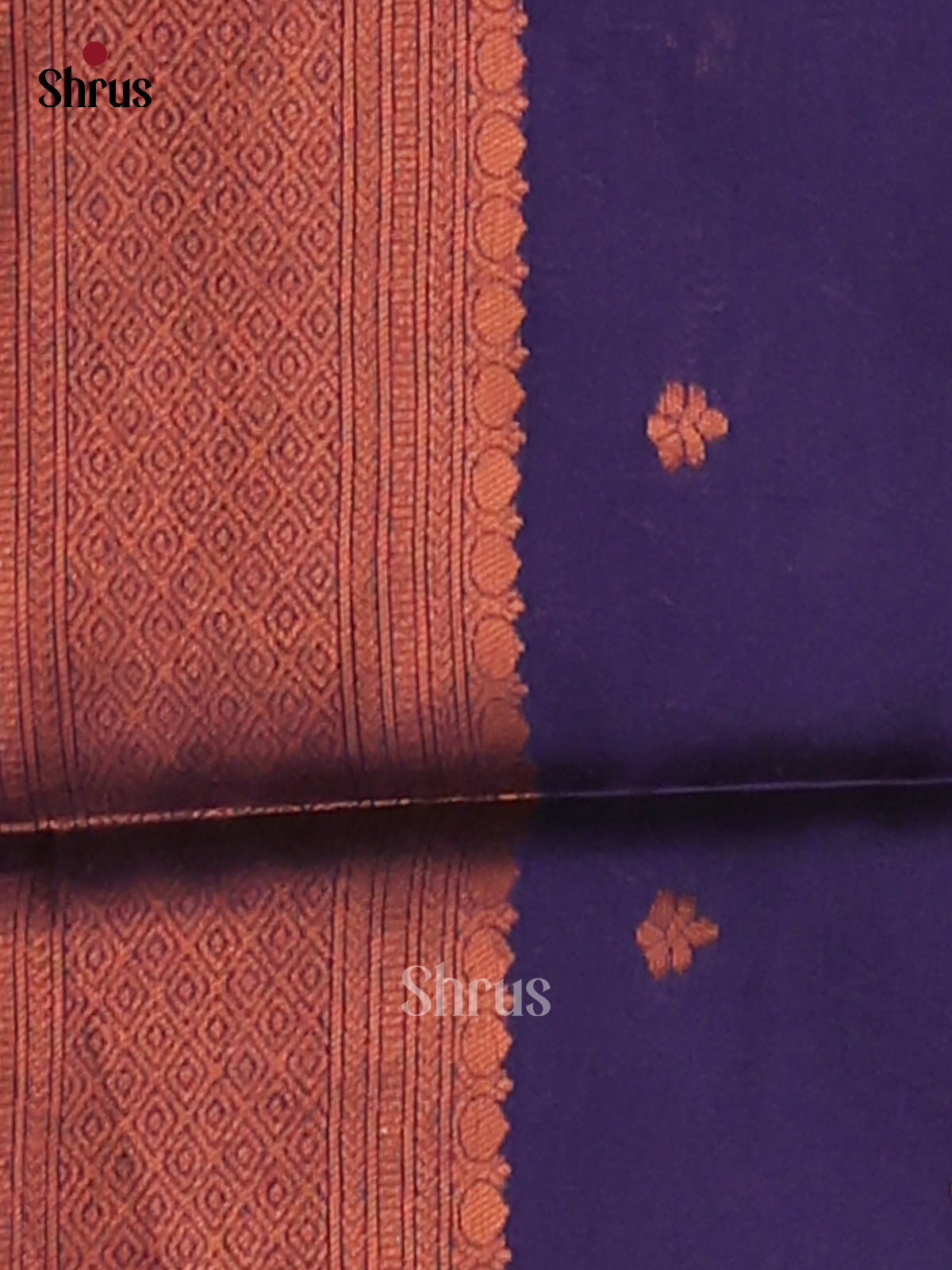 Pastel Blue & Blue - Semi Softsilk Saree - Shop on Shrus.com