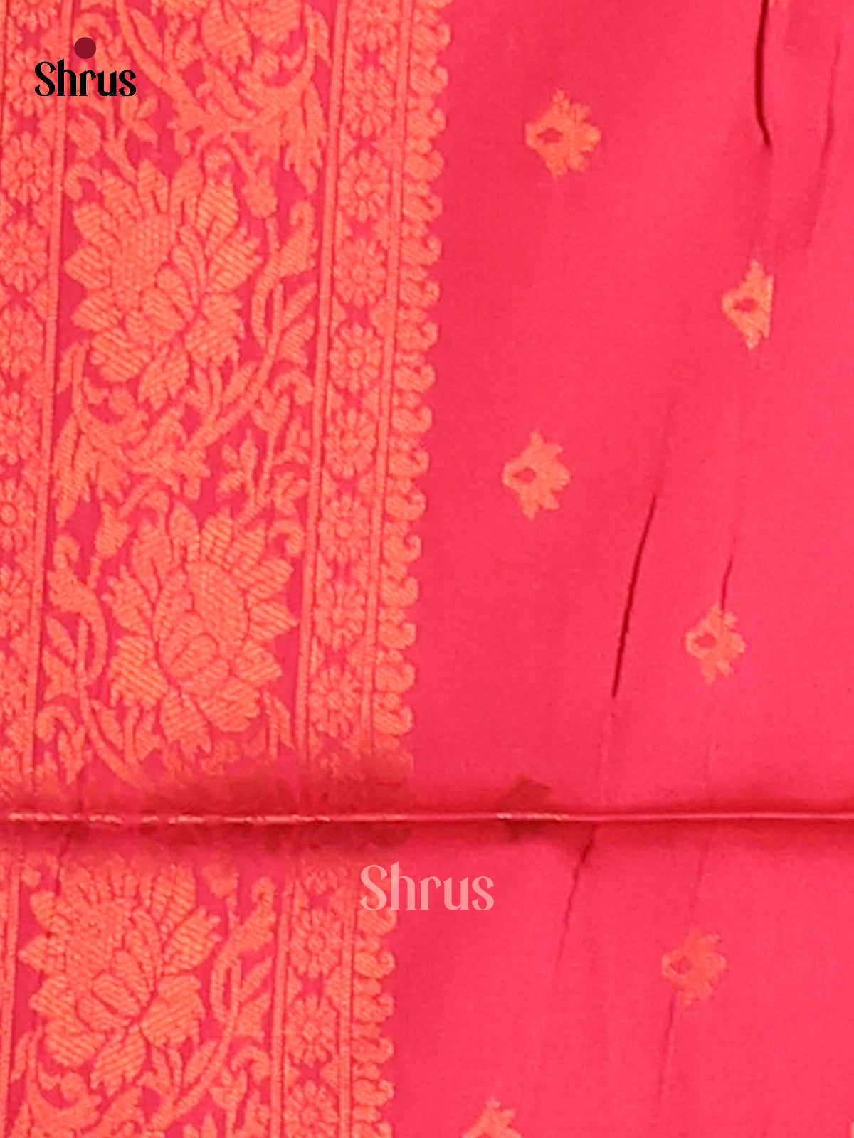 Blue & Majenta- Semi Softsilk Saree - Shop on Shrus.com
