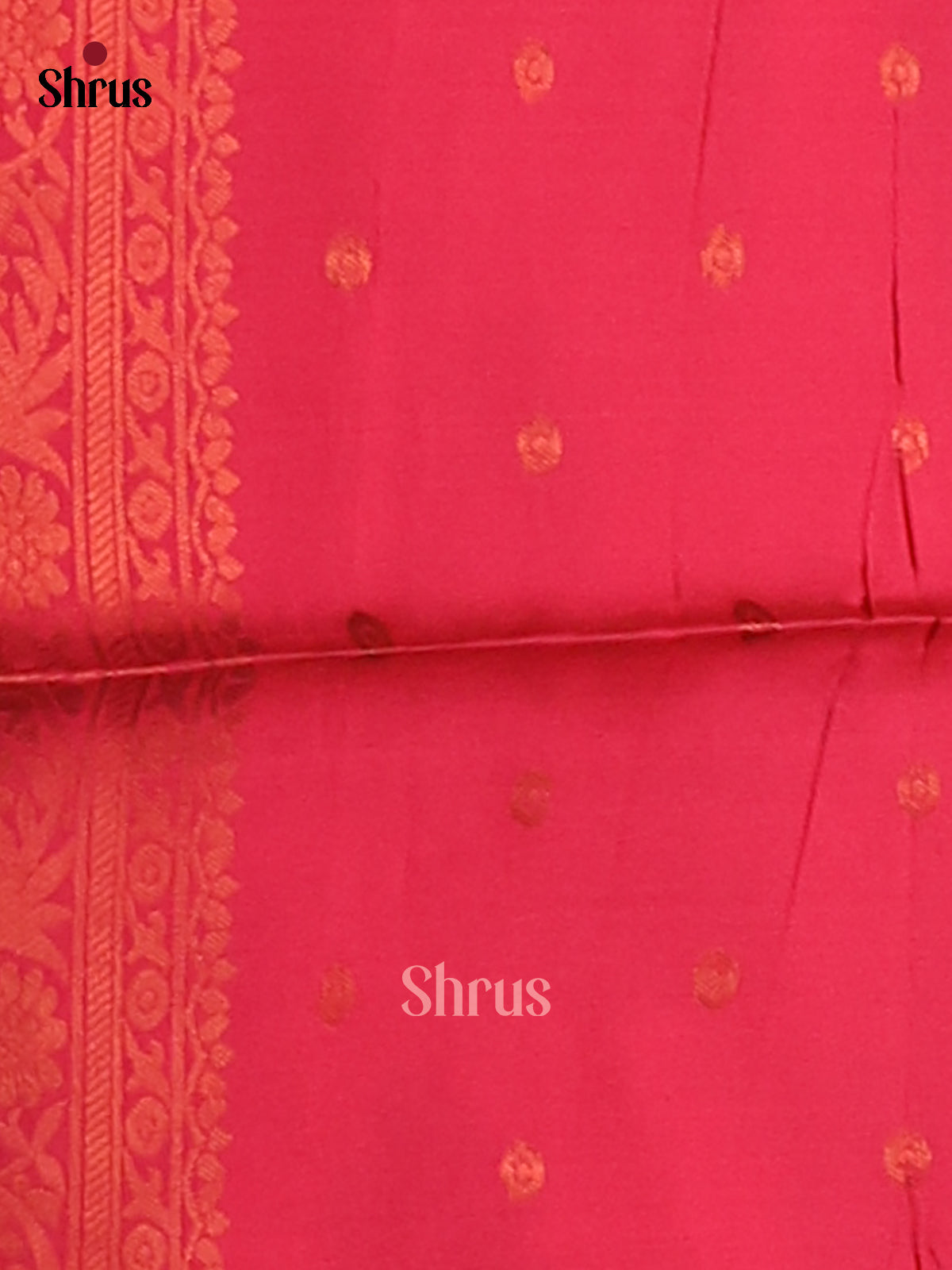 Blue & Maroon - Semi Softsilk Saree - Shop on Shrus.com